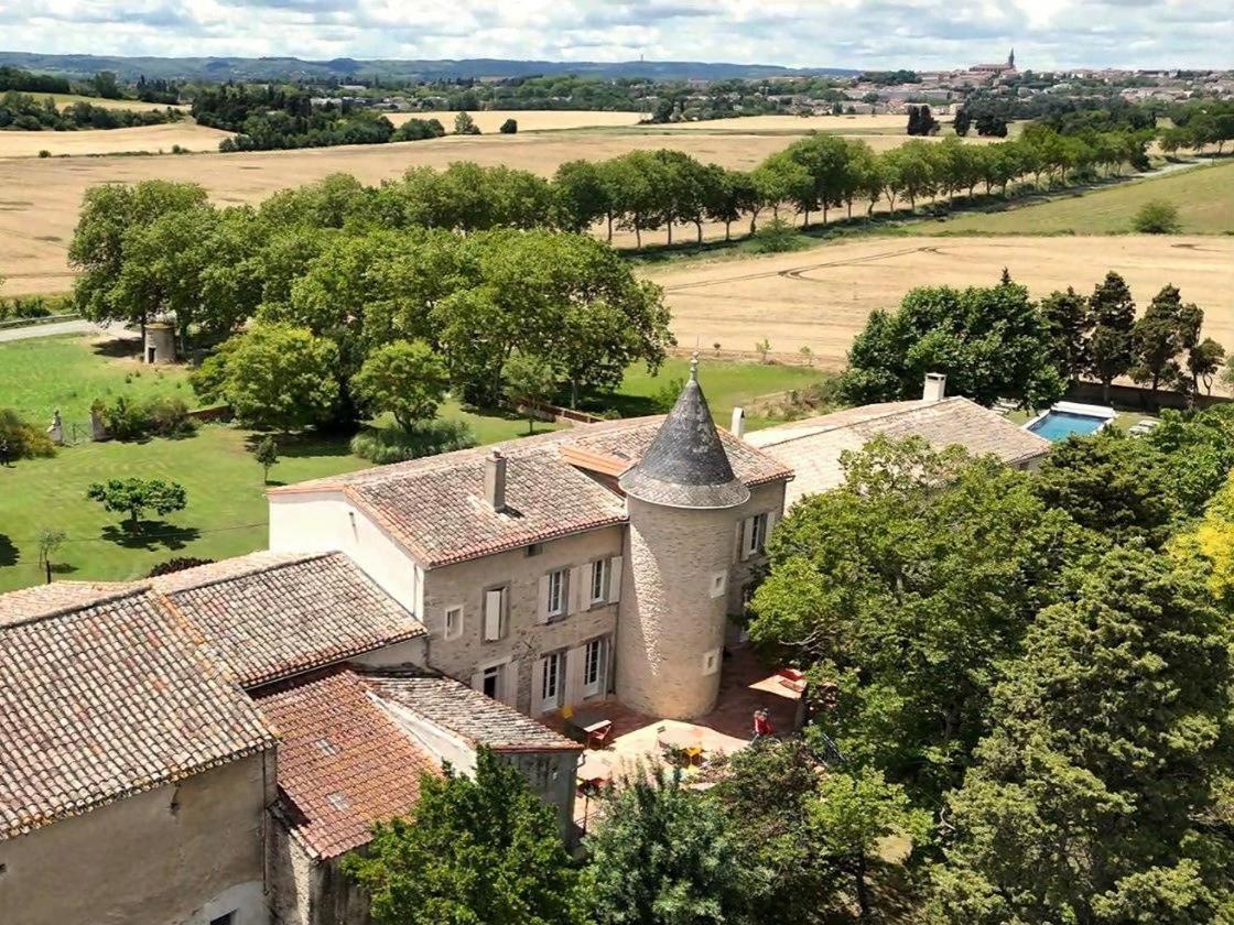Domaine De Lanis - Maison D'Hotes Avec Parc Et Piscine Castelnaudary Bagian luar foto